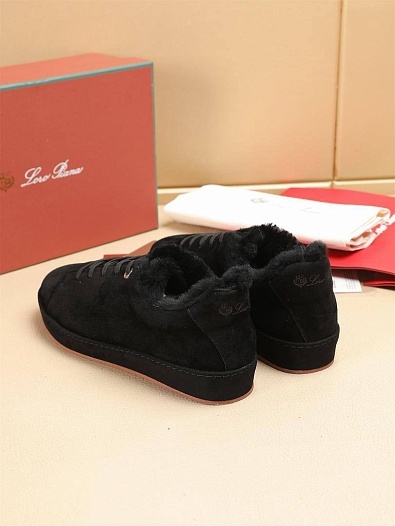 Зимние кроссовки с мехом Loro Piana   