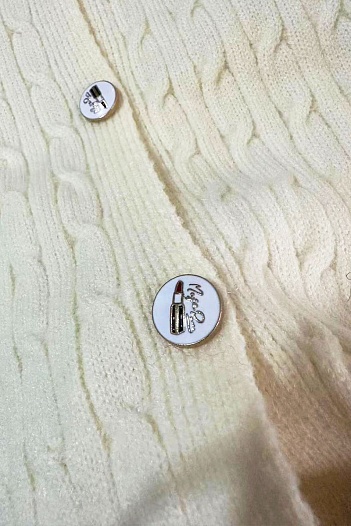 Женский бежевый кардиган Polo Ralph Lauren "Bear"   