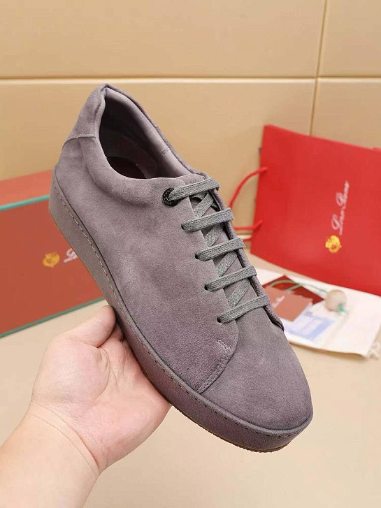 Мужские замшевые кроссовки Loro Piana