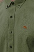 Мужская зелёная рубашка Etro Pegasus logo