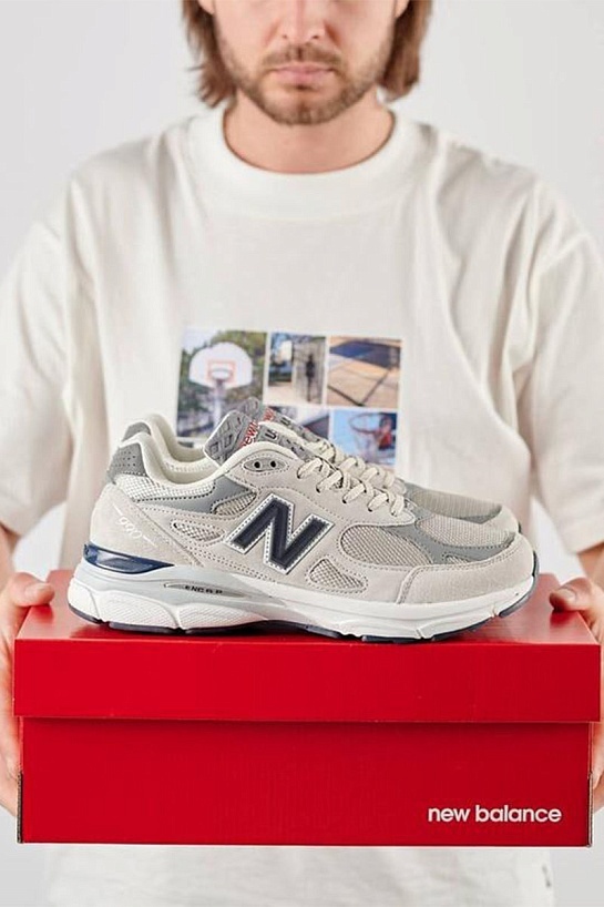 Кроссовки New Balance 990 - Grey / Navy