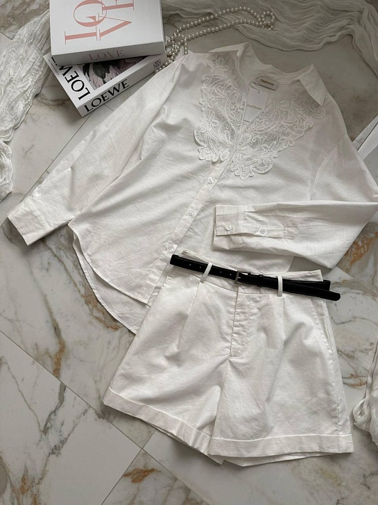 Женский костюм Zimmermann белого цвета