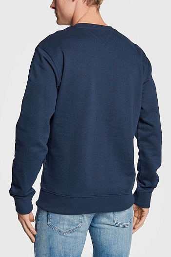 Синий свитшот Tommy Hilfiger logo-print   