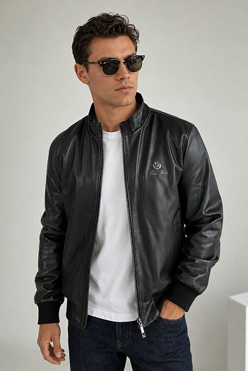 Мужская кожаная куртка Loro Piana   