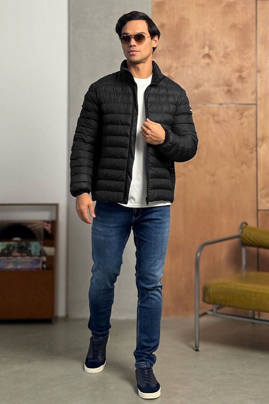 Мужская куртка Calvin Klein side-logo - Black