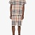 Футболка бежевого цвета Burberry check motif