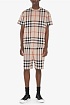 Футболка бежевого цвета Burberry check motif