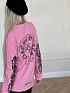 Женский розовый свитшот Chrome Hearts