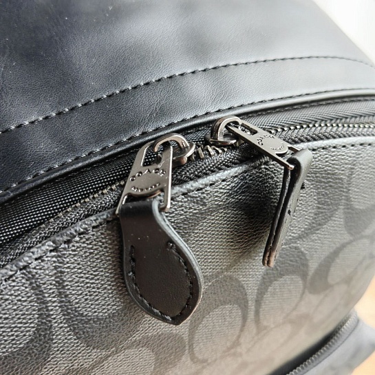 Кожаный рюкзак Coach monogram 40x30x16 см