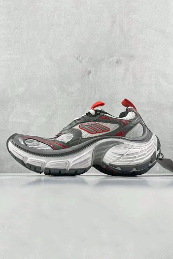 Женские комбинированные кроссовки Balenciaga Women's 10XL - Grey / Red   