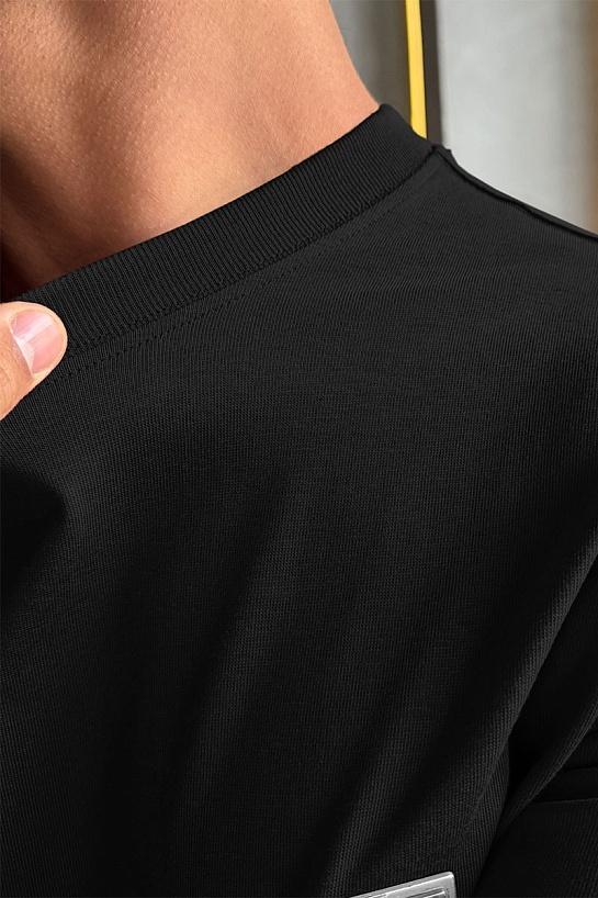 Футболка Dolce & Gabbana logo-plaque - Black