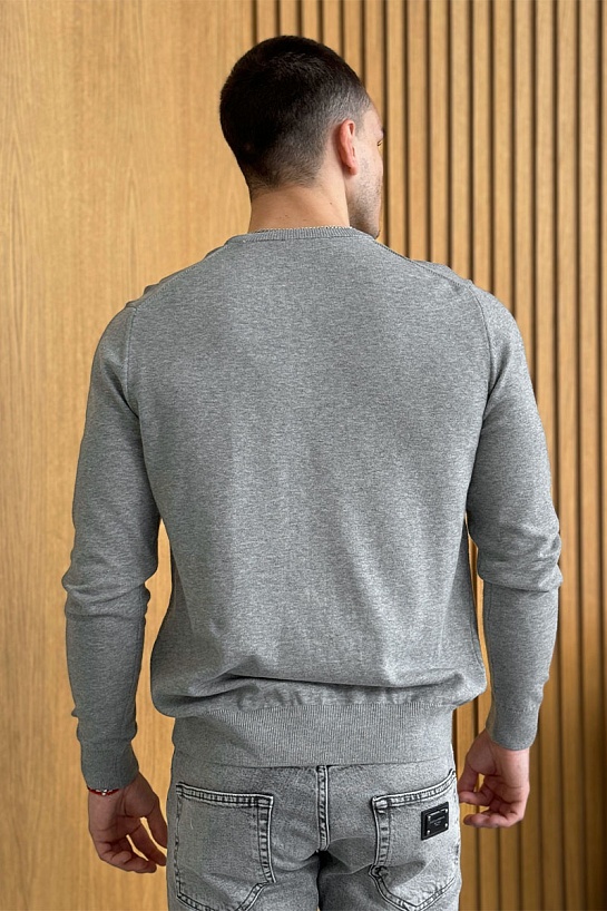 Мужской джемпер Tommy Hilfiger серого цвета