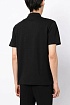Поло чёрного цвета Hugo Boss intarsia-logo