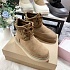 Женские ботинки UGG Classic Mini Lace-Up - Chestnut