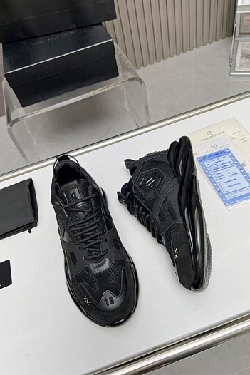 Мужские кроссовки Philipp Plein Hurricane - Black   