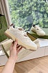Женские кроссовки Gucci Premium - White / Brown