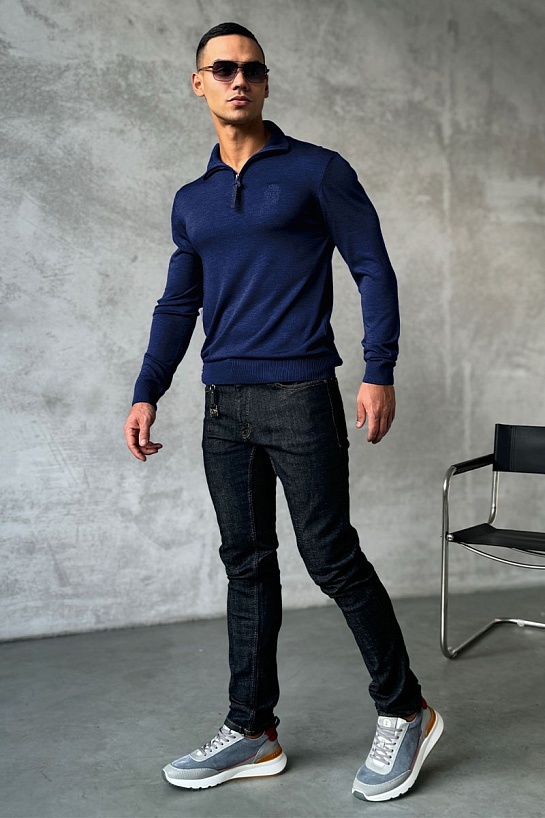 Мужская кофта Billionaire zip-up - Navy