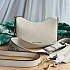 Женская кожаная сумка Marc Jacobs Drifter 25x17 см - White
