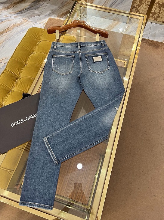 Мужские синие джинсы Dolce & Gabbana comfort fit