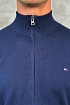Кофта на молнии Tommy Hilfiger flag embroidery - Navy