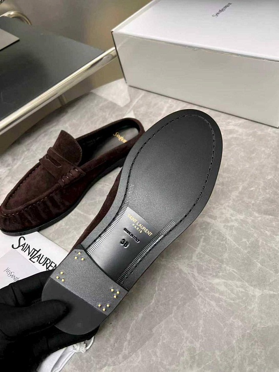 Женские замшевые мюли Yves Saint Laurent premium