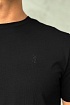 Мужская футболка Yves Saint Laurent logo-embroidered - Black