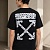 Чёрная оверсайз футболка Off-White "Cabin Baggage"