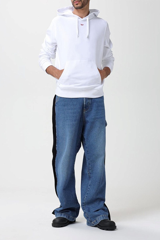 Мужское худи Diesel S-Ginn-Hood-D - White