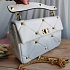 Женская кожаная сумка Valentino Roman Stud 31x19 см
