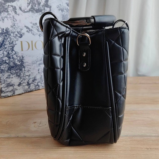 Кожаная сумка Dior Lady 25x18 см