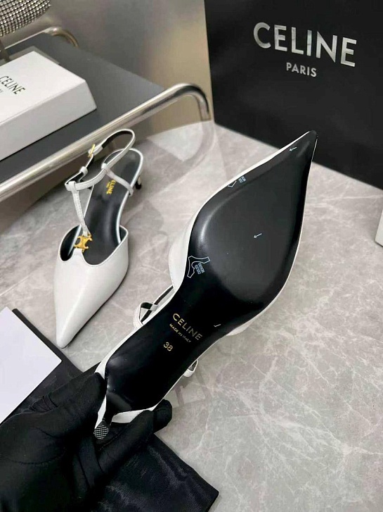 Женские кожаные туфли Celine premium