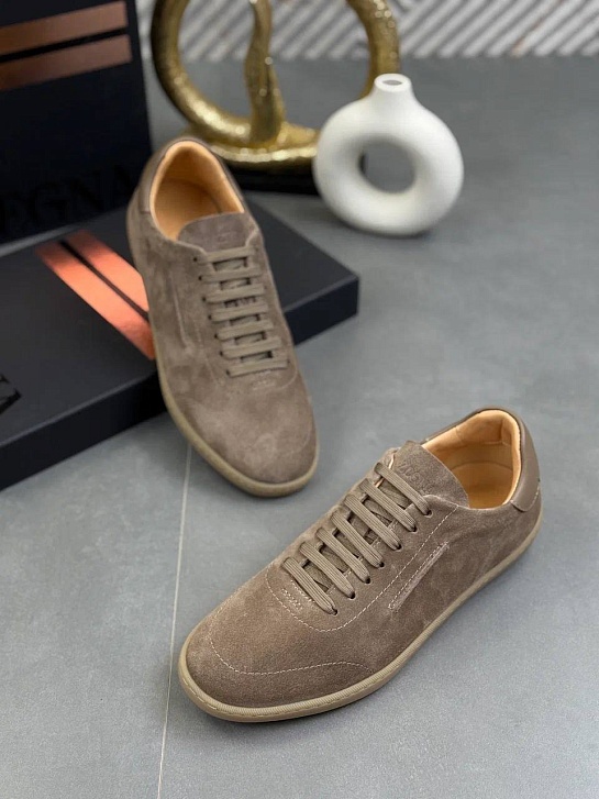 Мужские замшевые кроссовки Zegna "232"