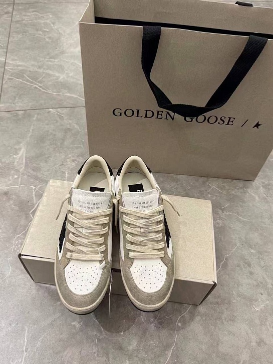 Женские кожаные кроссовки Golden Goose Super Star premium