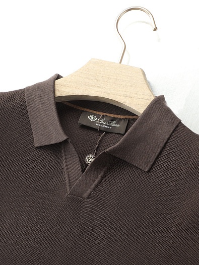 Мужское поло Loro Piana premium - Black   