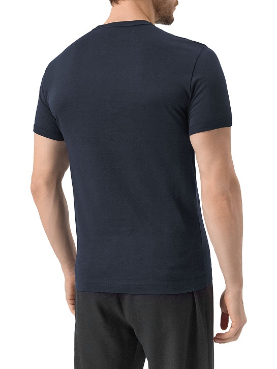 Мужская тёмно-синяя футболка Dolce & Gabbana Premium