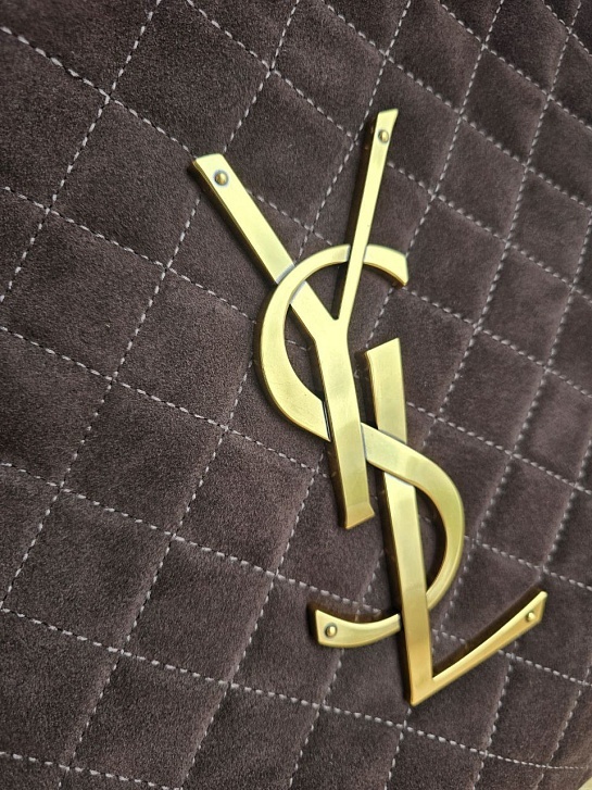 Замшевая сумка Yves Saint Laurent Icare 45x35 см