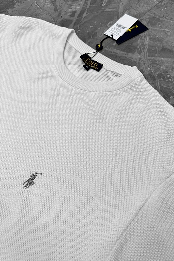 Мужской джемпер Polo Ralph Lauren pony-embroidered - White   