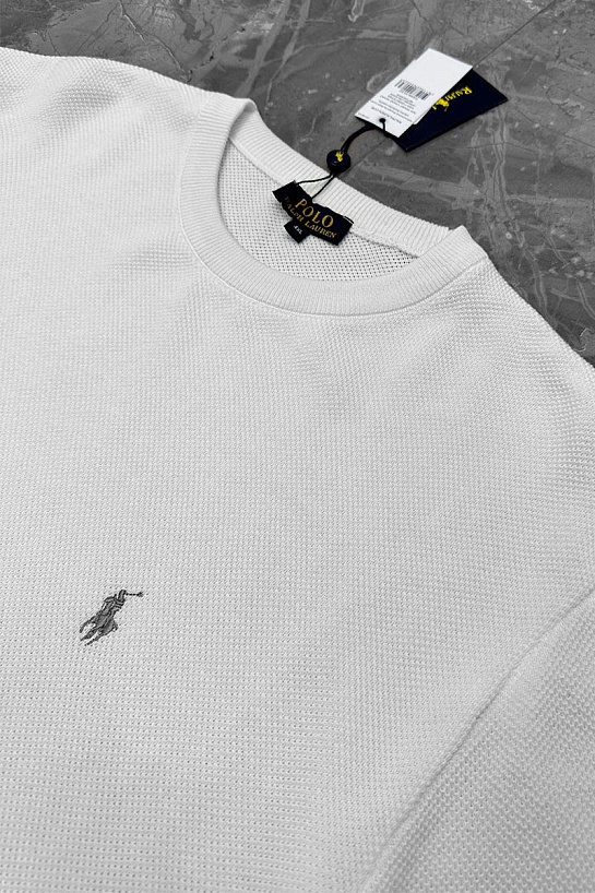 Мужской джемпер Polo Ralph Lauren pony-embroidered - White