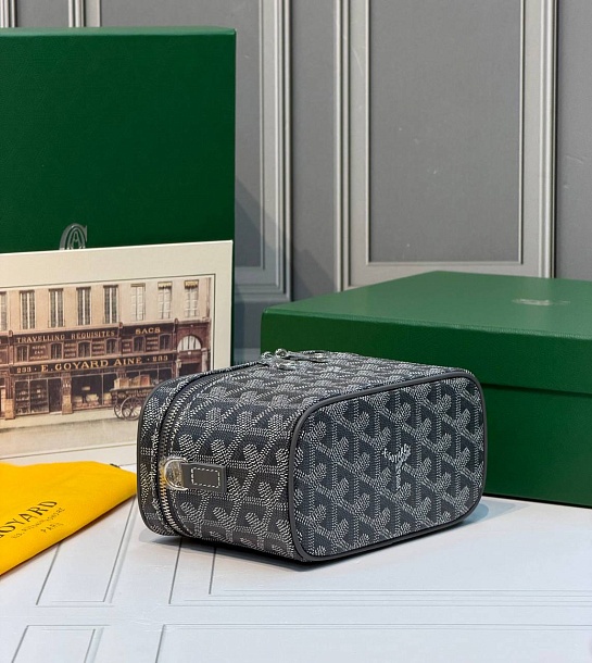 Кожаная сумка Goyard Muse Mini Vanity ​premium 16,5x10,5x8 см