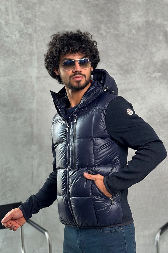 Куртка с вязаными рукавами Moncler