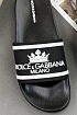 Мужские шлёпанцы Dolce & Gabbana crown logo