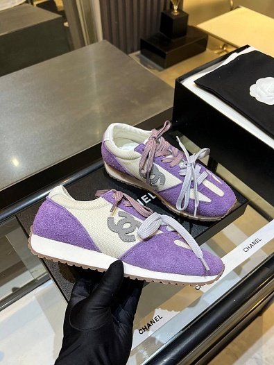 Женские кроссовки Chanel Premium   