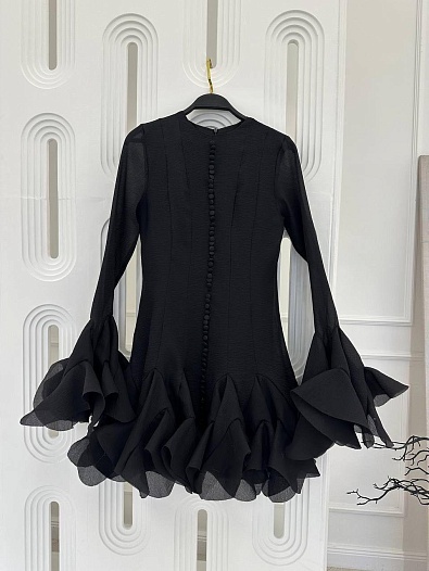 Женское чёрное платье Zimmermann Premium - Black   