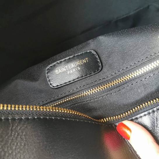 Женская сумка-тоут Yves Saint Laurent 36x29 см - Gold