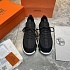 Текстильные кроссовки Hermes lift slip-on - Black / White
