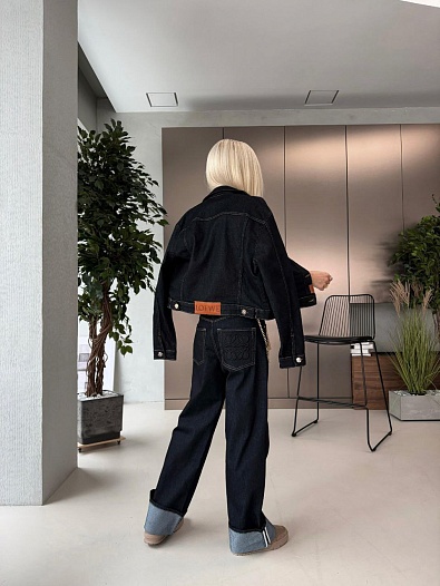 Женская джинсы Loewe premium - Navy   