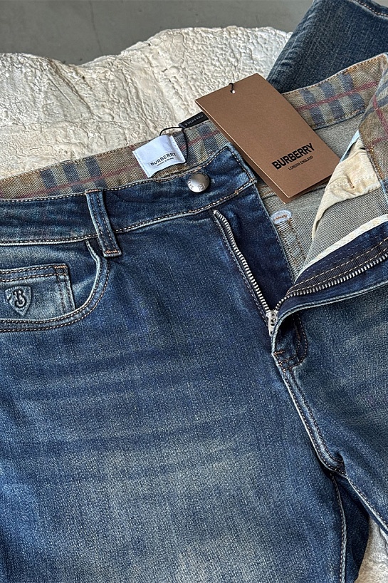Мужские синие джинсы Burberry premium