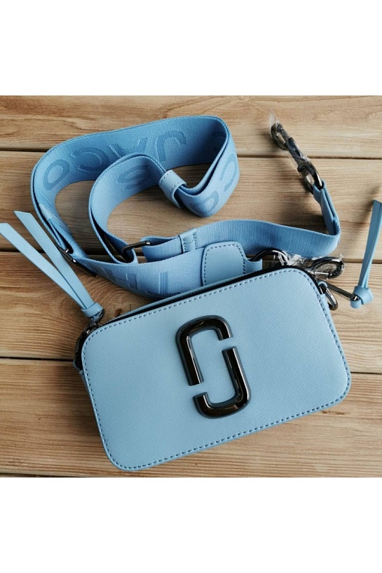 Кожаная сумка Marc Jacobs 25x16 см - Blue