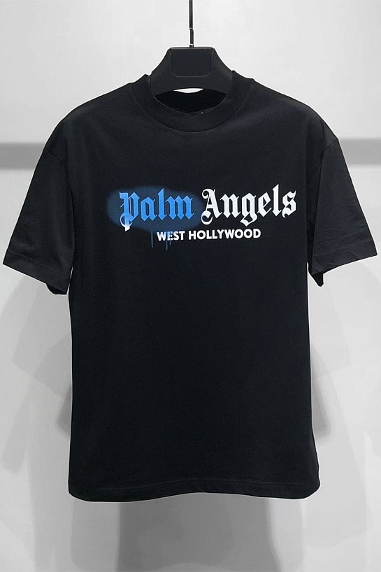 Оверсайз футболка Palm Angels West Hollywood - Black