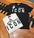 Мужская футболка Dsquared2 "ICON" - White
